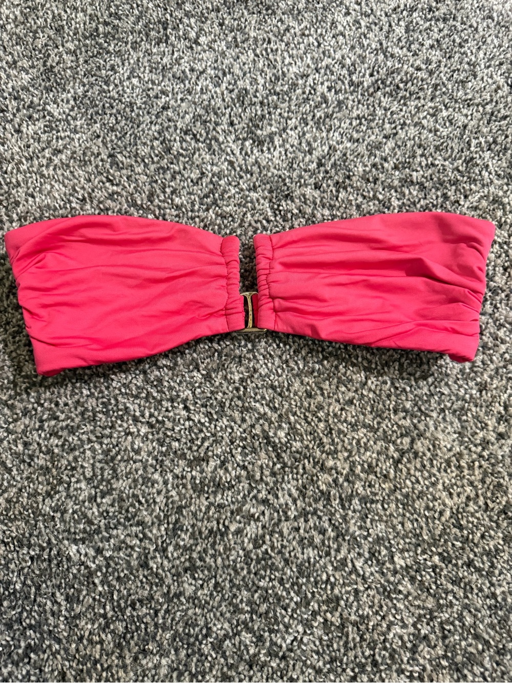Mossimo Hot Pink Bandeau Top with Gold Accent